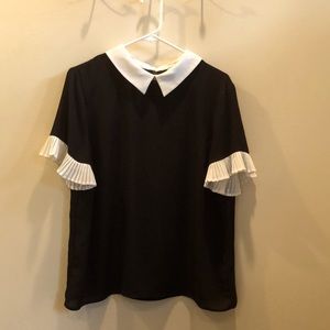 CeCe Black Blouse